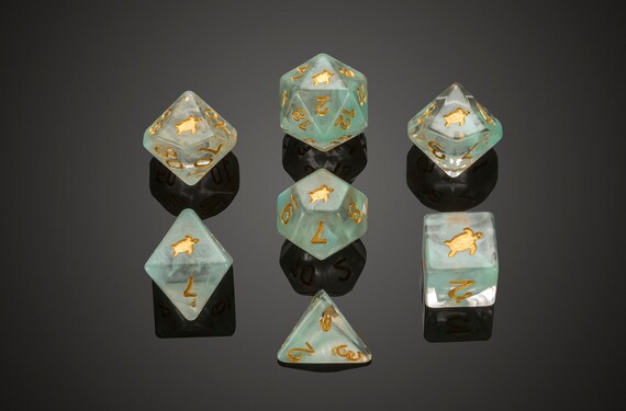dice set turtle