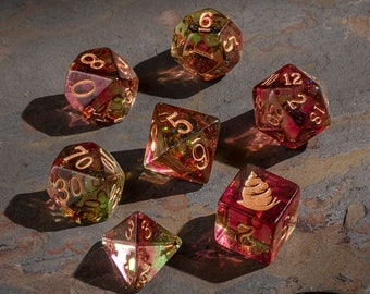 Snail Dice RPG Set of 7 'Spirit Of' The Dark