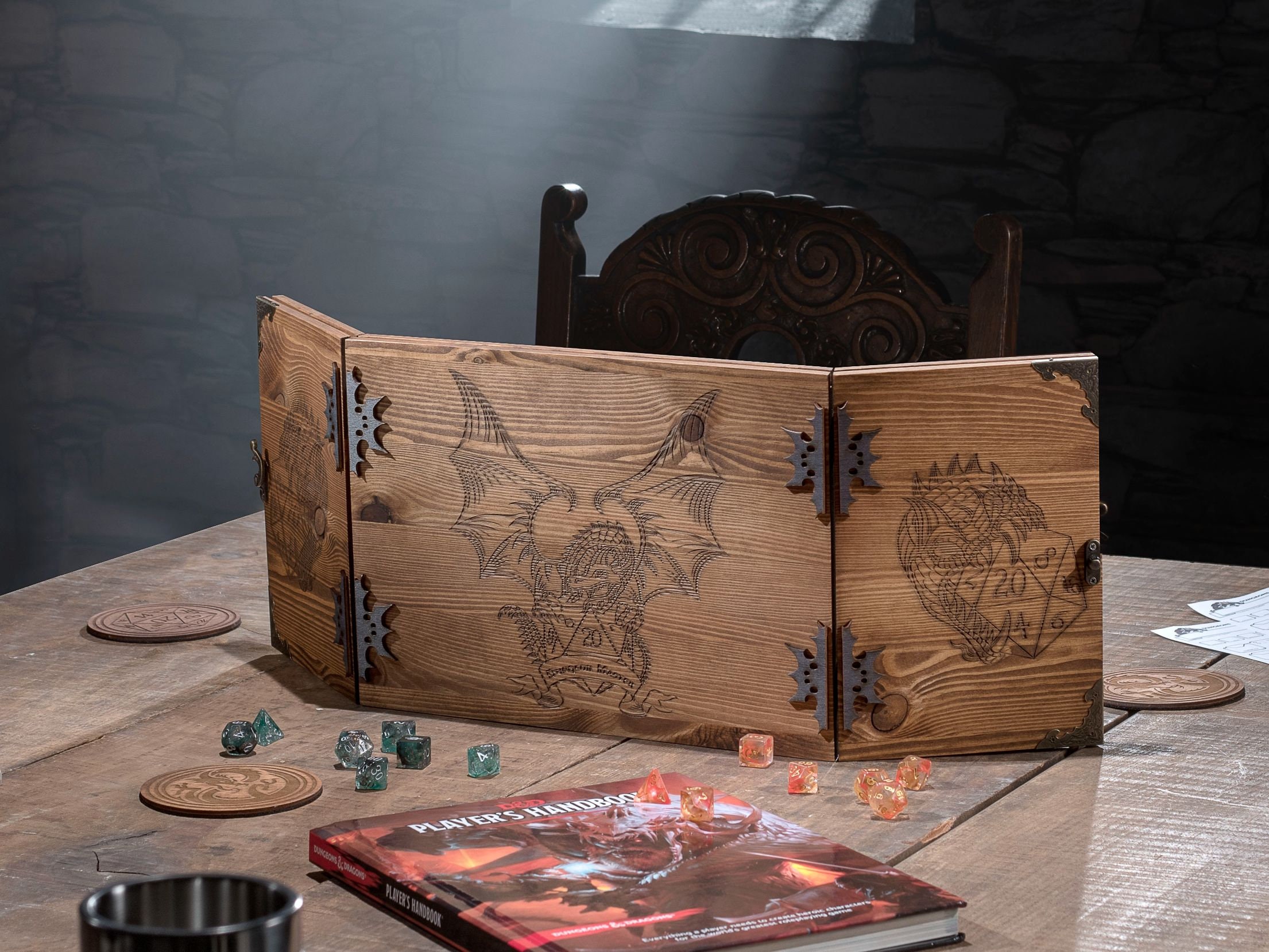 Travelling Dungeon Master Screen RPG Games Table Top Games - Etsy