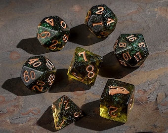 Honey Badger Dice RPG Set of 7 'Spirit Of' The Dark