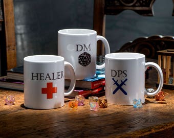 RPG Coffee Mug, Pathfinder Mug, Dungeons and Dragons Mug, Fantasy Mug, Geek Gift, DnD Present, Geek Mug, Gaming Mug, Geek Gamers Mug, Gift