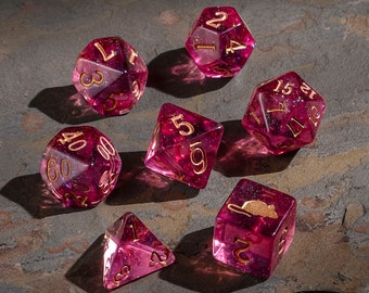 Mouse Rat Dice RPG Set of 7 'Spirit Of' The Dark