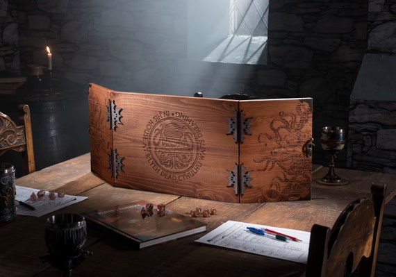 Buy Master Screen Dnd Wood Dungeon Master Screen Custom Wood Online in  India 