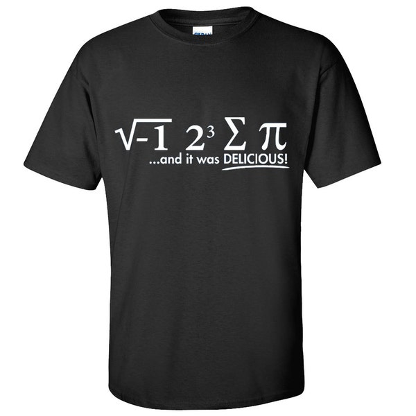 I Ate Some Pie, Funny Math T-shirts, Funny Gift for Men, Pi Day Shirts, Graduation Shirts, Gifts for Teachers, Funny Unisex Shirts