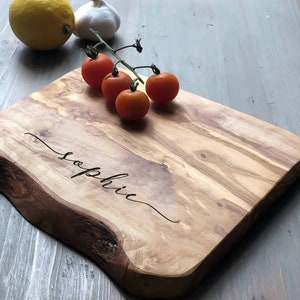Personalized Custom Live Edge Cheese Board | Cutting Board | Personalised | Chopping Board | Birthday | Gift | 30th | 40th | 50th | Wedding