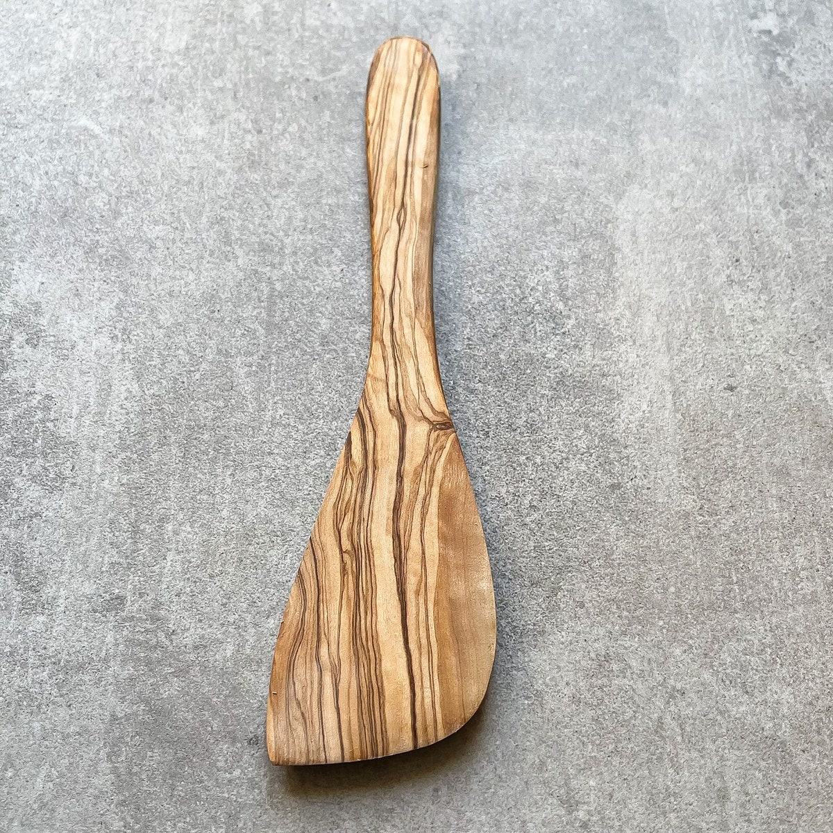 Traditional Olive Wood Curved Spatula, Cooking Utensil | Sustainable and Eco Friendly Wooden Kitchenware | Crafted From Italian Olive - Etsy