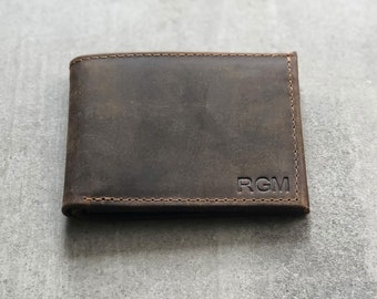 Woman Superhero Genuine Leather Small Framed Wallet Personalized