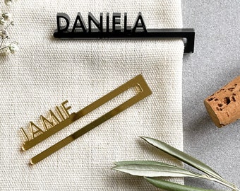 Wedding Place Setting Names | Napkin Name Tags | Wedding Table | Guest Names | Custom Place Names | Dinner Party | Custom Name Tags | Events