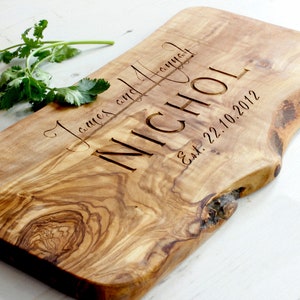 Personalized Custom Rustic Wooden Chopping Cutting Cheeseboard | Anniversary | Personalised Gifts | Unique Wedding Gift | Birthday