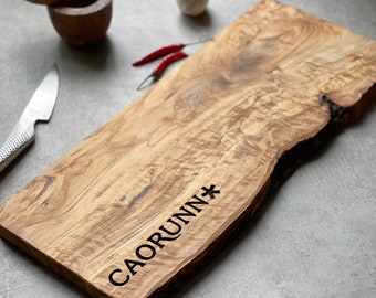 Your Own Logo Engraved Personalized Olive Wood Board | Corporate Gift | Event | Giveaway | Branding | Branded | Closing Gifts | Client Gifts