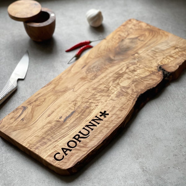 Your Own Logo Engraved Personalized Olive Wood Board | Corporate Gift | Event | Giveaway | Branding | Branded | Closing Gifts | Client Gifts