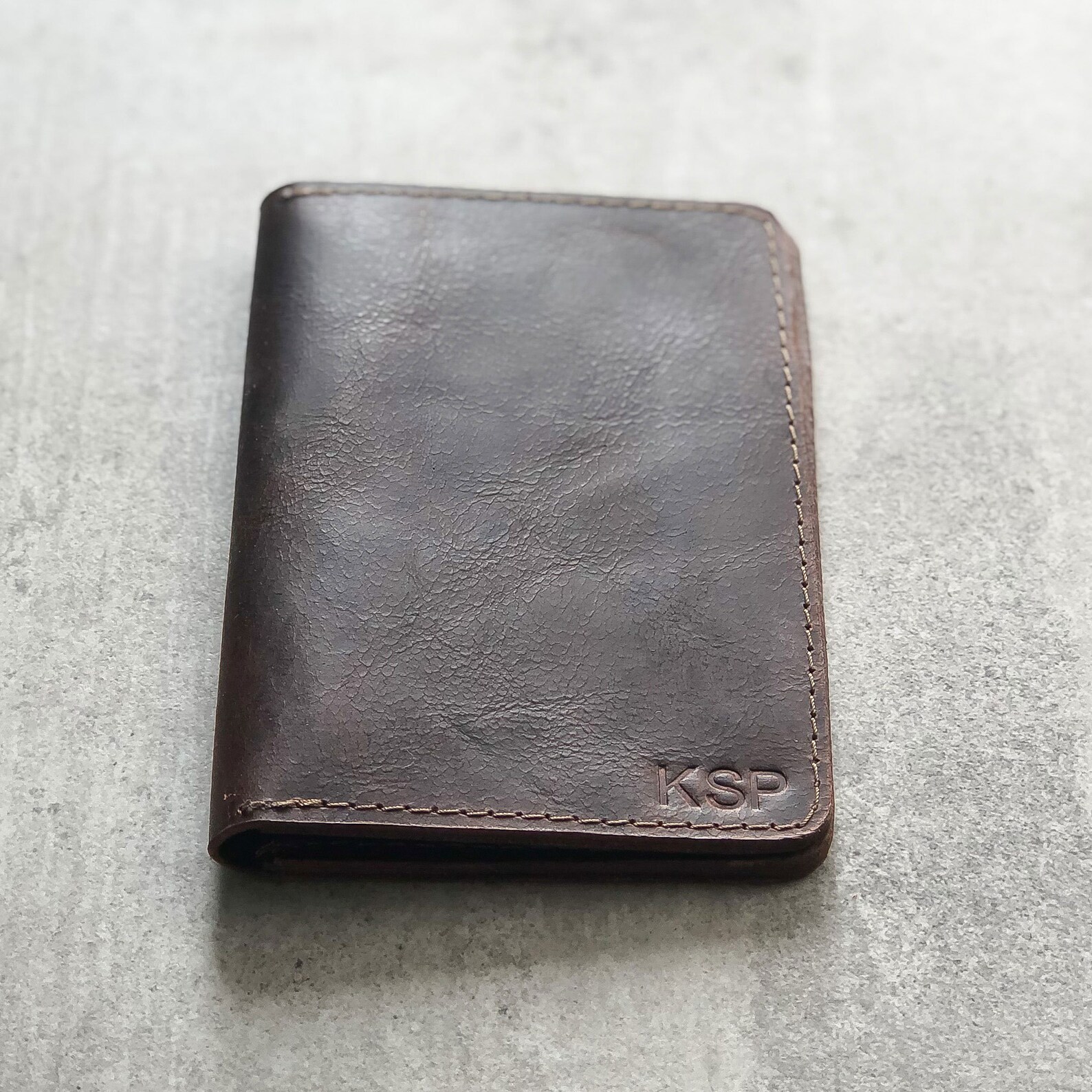 Personalized Leather Monogram Passport Holder Leather Etsy UK