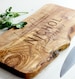 Personalized Custom Rustic Wooden Chopping Cutting Cheeseboard | Anniversary | Personalised Birthday | Wedding Gift | Olive Wood | Bespoke