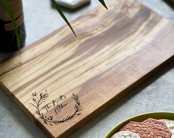 Personalized Engraved Chopping Board | Monogram Birthday Gift | Personalised Birthday | Personalised Cheeseboard | Cutting Board | Platter
