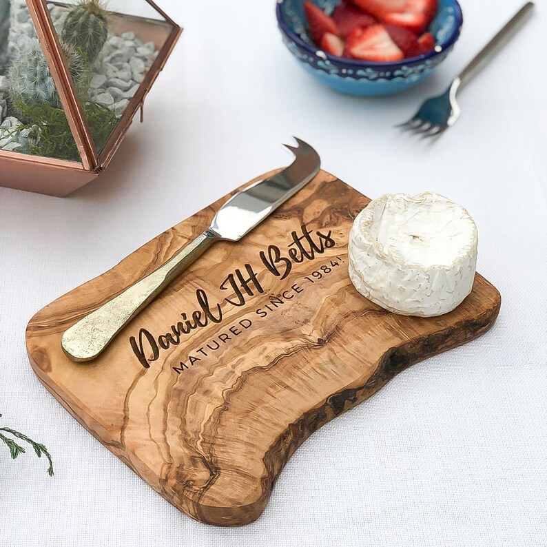 Personalized 'birthday' Cheese Board Gift Etsy UK