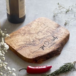 Personalized Live Edge Custom Cheese Board Gift | Cheeseboard | Personalised | Gifts For Couples | Wedding Gift | Engagement | Anniversary