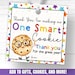 One Smart Cookie Tag Summer Teacher Appreciation Cookie Gift Tag ...
