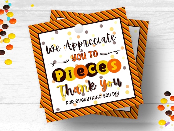 Employee Appreciation Candy Tag Printable Candy Employee Appreciation Tag Candy Tags Teacher Appreciation Nurse Appreciation Reece Gift Tag