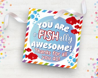 Etichetta regalo di ringraziamento per dipendenti o insegnanti (stampabile)