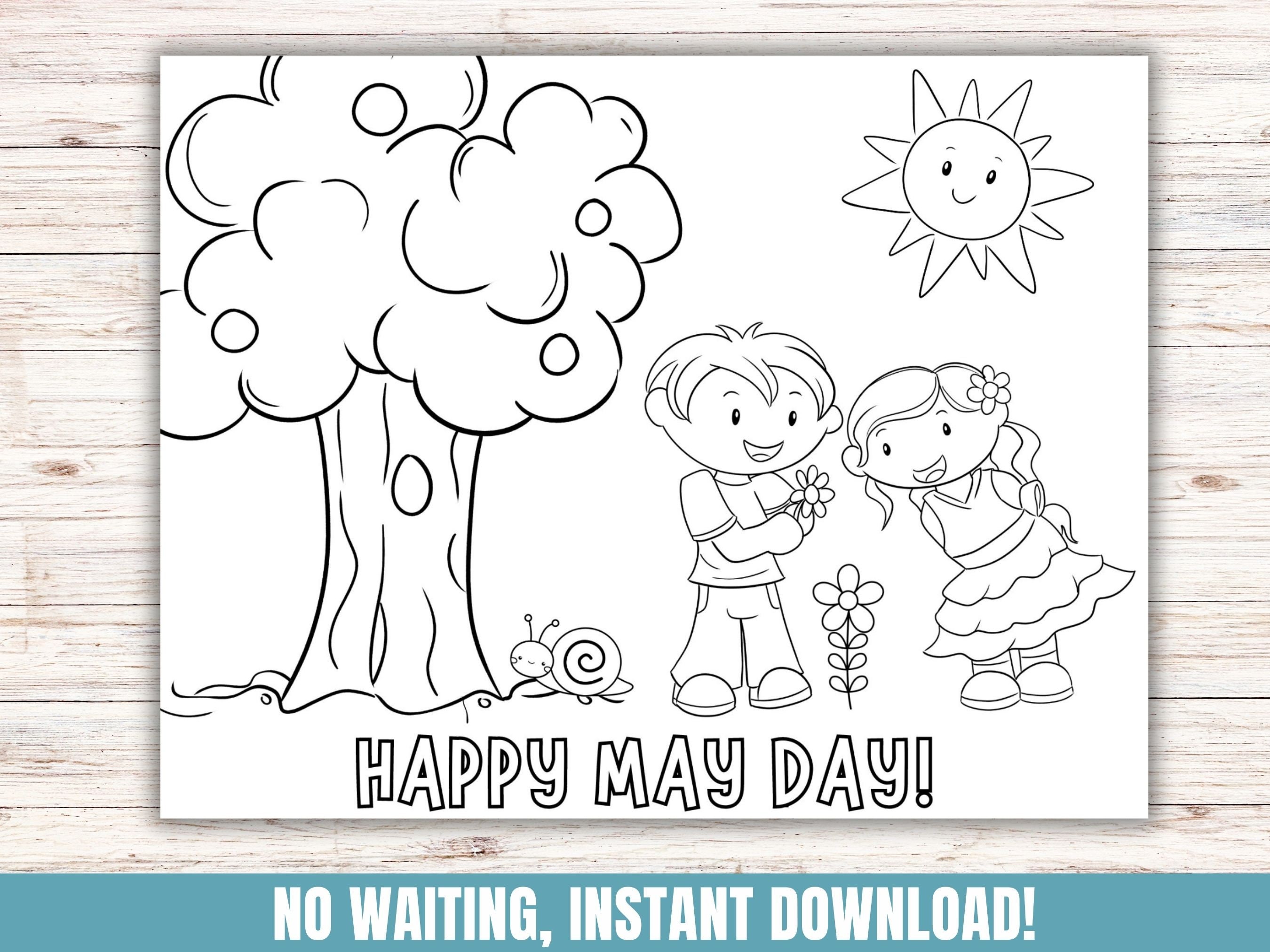 May Day Activity Pages May Day Coloring Pages May Day Craft Activity