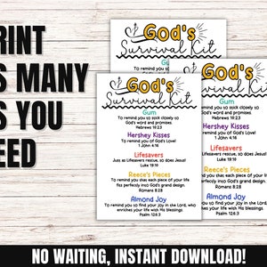 God's Survival Kit Church Tags Printable Survival Kit From God ...