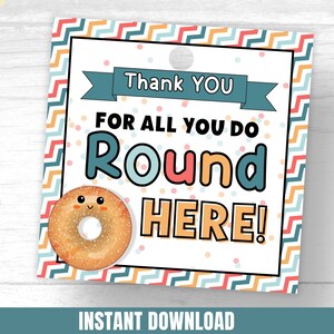 Employee Bagels Appreciation Employee Appreciation Teacher Bagel ...