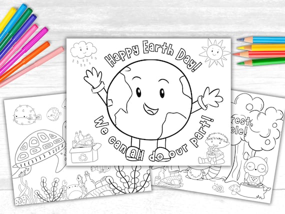 Earth Day Kids Coloring Sheets, Earth Day Coloring Pages, Coloring Pages Earth Day, Earth Day Party Coloring Pages Classroom Earth Day pages