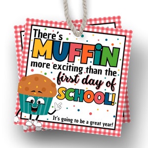First Day of School Gift Tags for Students Snack Tag Classroom Back To School Treat Tags Back to School Welcome Back to School Gift Students