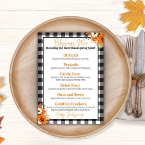 Blessing Mix Printable Tags Thankful Snack Tags Blessing Mix Tag For Thanksgiving Church Treat Tag Blessing Mix Tag Family Tradition Treat