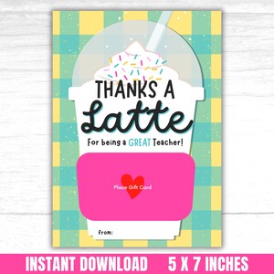 Titular de la tarjeta de regalo de agradecimiento al maestro Titular de la tarjeta de regalo del maestro de café para la semana de agradecimiento al maestro Tarjeta de agradecimiento al maestro de primaria