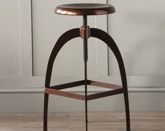 vintage industrial bar stools vintage lab rocket industrial bar stool adjustable seat height 66cm 86cm swivel stool bronze steel bar stool etsy vintage industrial bar stools vintage lab rocket industrial bar stool adjustable seat height 66cm 86cm swivel stool bronze steel bar stool etsy
