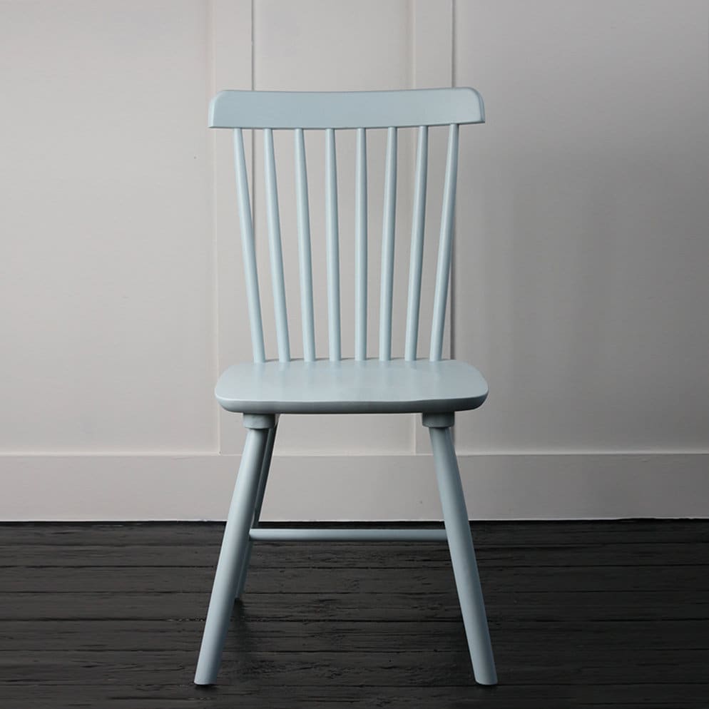 Spindleback Dining Chair Duck Egg Blue Wood Frame for Dining Etsy UK