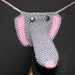 Elephant cock,Mens Sexy Underwear,gray pink elephant Willy Warmer,Erotic mens thong,sex positive,Penis Warmer Costume,cum panties 