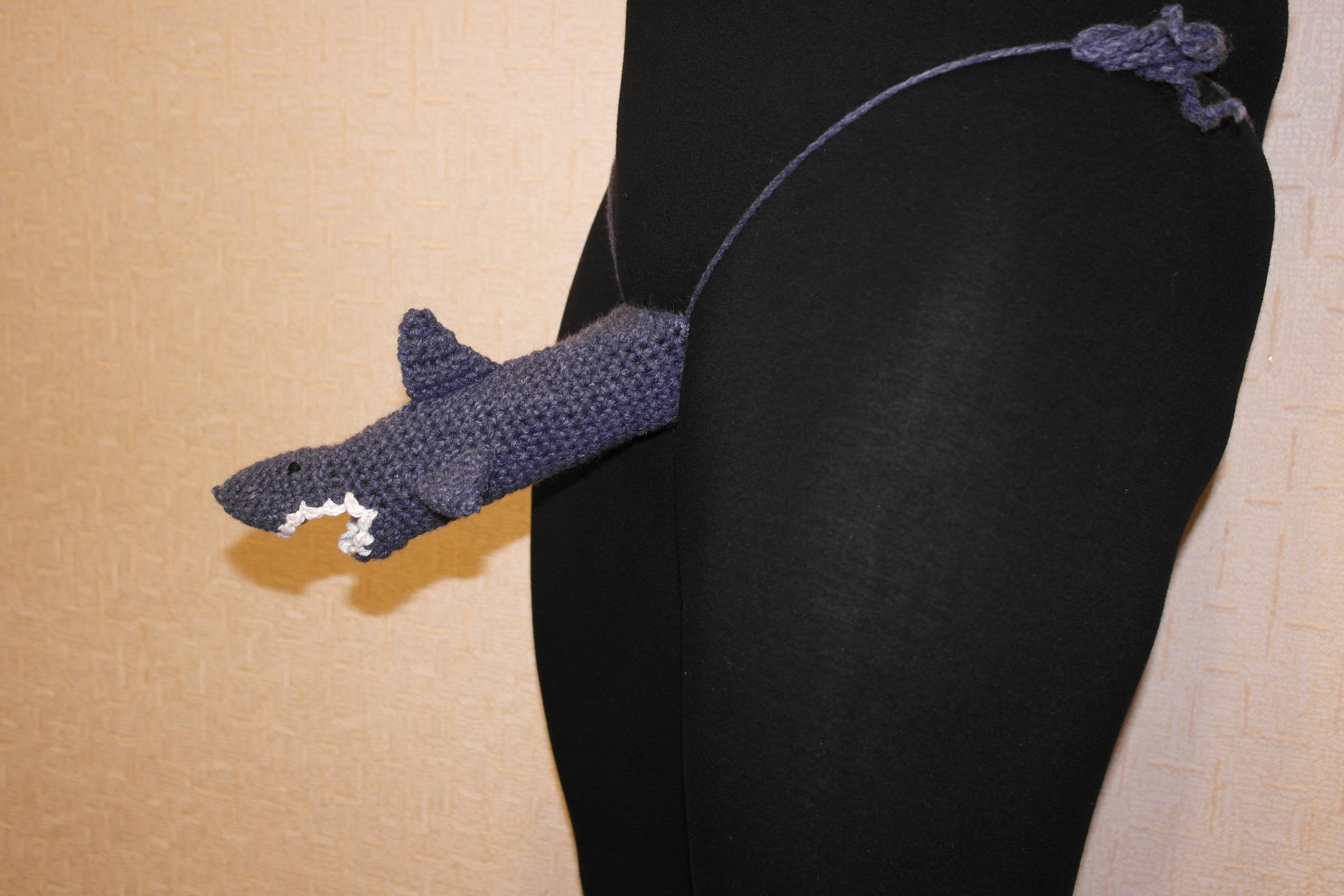 Mens Sexy Underwear Crochet Shark Original Willy Warmer Etsy