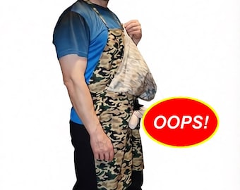 Funny BBQ Apron: Gag Gift for Men, Bachelorette Party