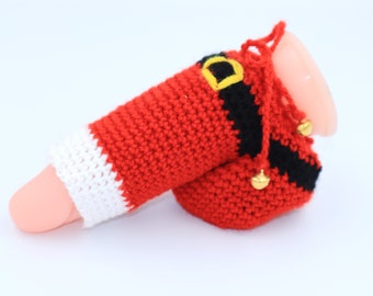 Men Soft Christmas Santa Claus,mens lingerie,sexy underwear,Bikini Thong,Funny Thong Panties,Cock Sock sexy string, mens thong