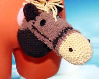 Horse Crochet Men’s Thong – Willy Warmer Gag Gift – Funny Boyfriend Gift – Handmade Animal Underwear