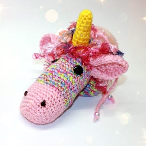 Crochet Unicorn Willy Warmer, open lingeries, bikini see through