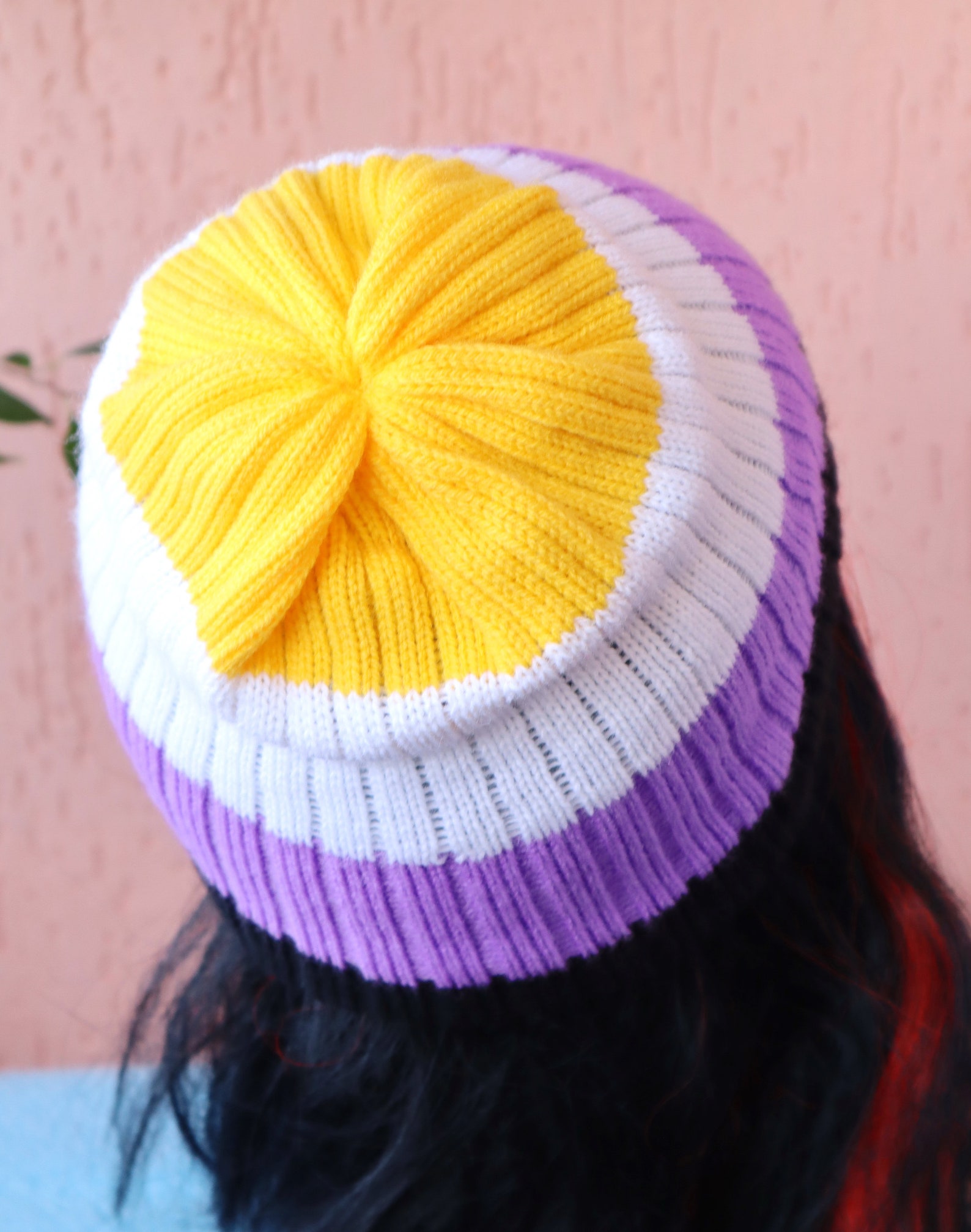 Nonbinary Flag Nonbinary They Pride Beanie Hat LGBTQ | Etsy