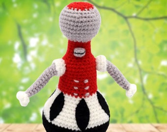 MST3K Tom Servo Shelf/Tabletop Doll Tom Servo from Mystery Science Theater 3000 (MST3K) crochet Toy amigurumi doll