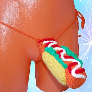 Hotdog Penis Mens Sexy Underwear 