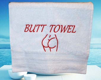 Butt towel,custom beach towel,Personalization gift boyfriend,gift husband,wife gift,beach towel,funny bachelor party gift,bride towel