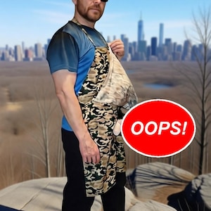 Joke Cooking Apron for Men, Gag Prank Gift