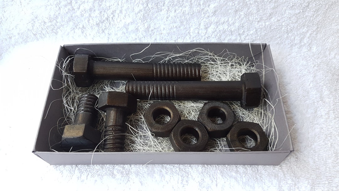 Geek Gift for Him Nuts and Bolts Soap for Men Christmas Soap Gift Fun