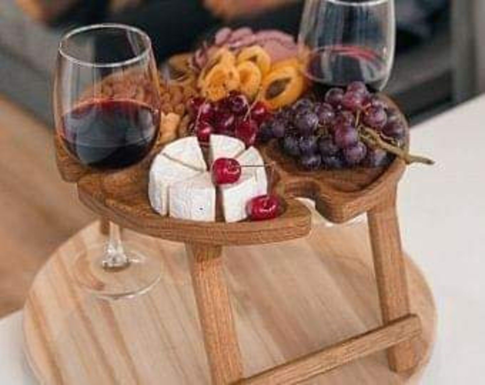 Outdoor Wine Table Personalized Wooden Wine Table Wooden Wine Table