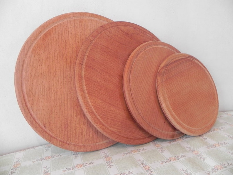 Round Cutting Board Custom Monogrammed Large Image 0
