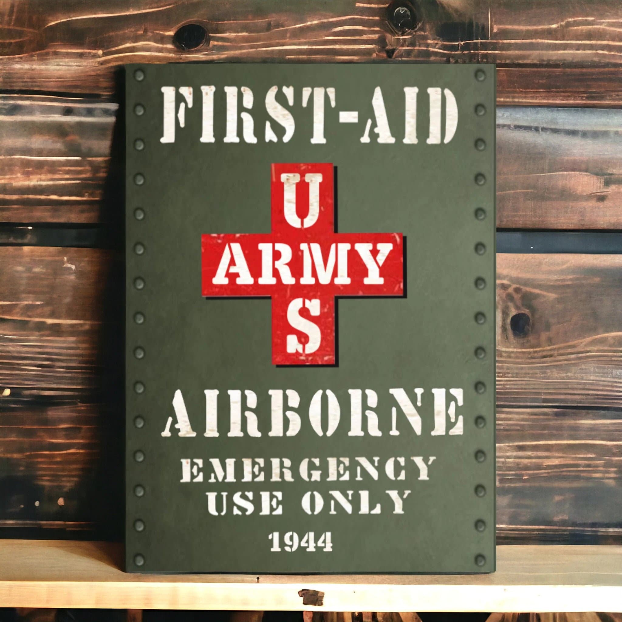 US Army First Aid Airborne Sign Garage Decor - Etsy