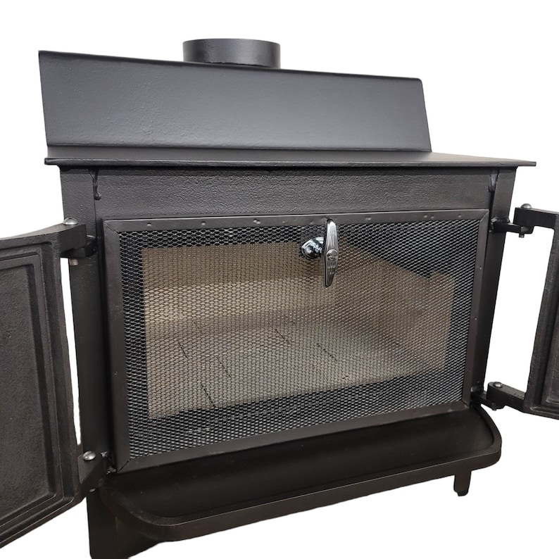 Fisher Wood Stove Spark Screen Grandma Bear Etsy