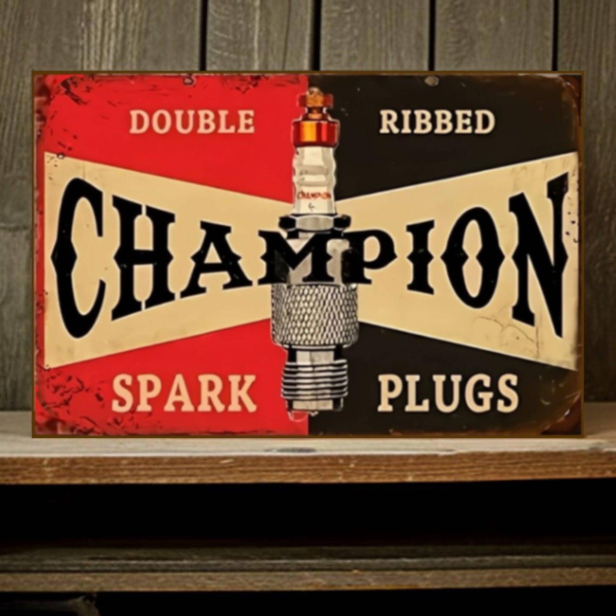 Champion Spark Plug Sign - Etsy
