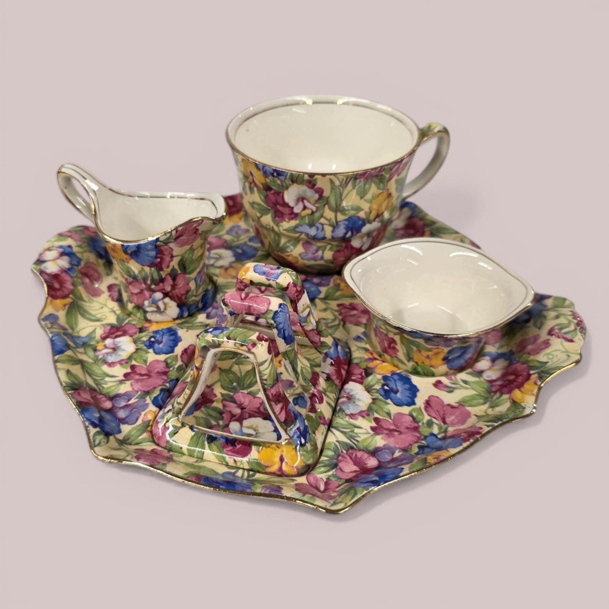 Royal Winton Breakfast Set - Etsy